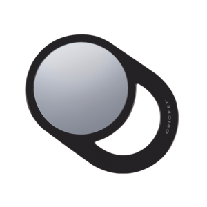 Round Black Styling Mirror 6 Inch