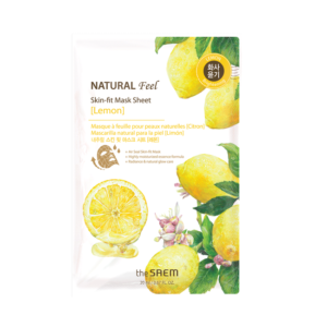 Natural Feel Sheet Mask - Lemon