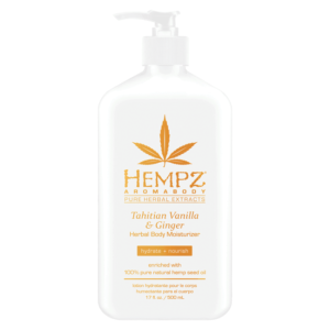 Tahitian Vanilla & Ginger Herbal Body Moisturizer