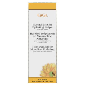 Natural Muslin Epilating Strips Small