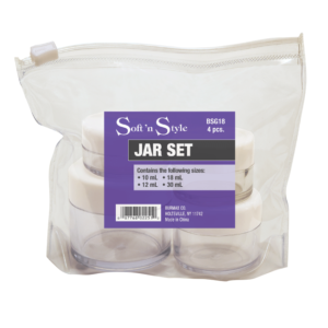Soft 'n Style Travel Jar Set 4 piece